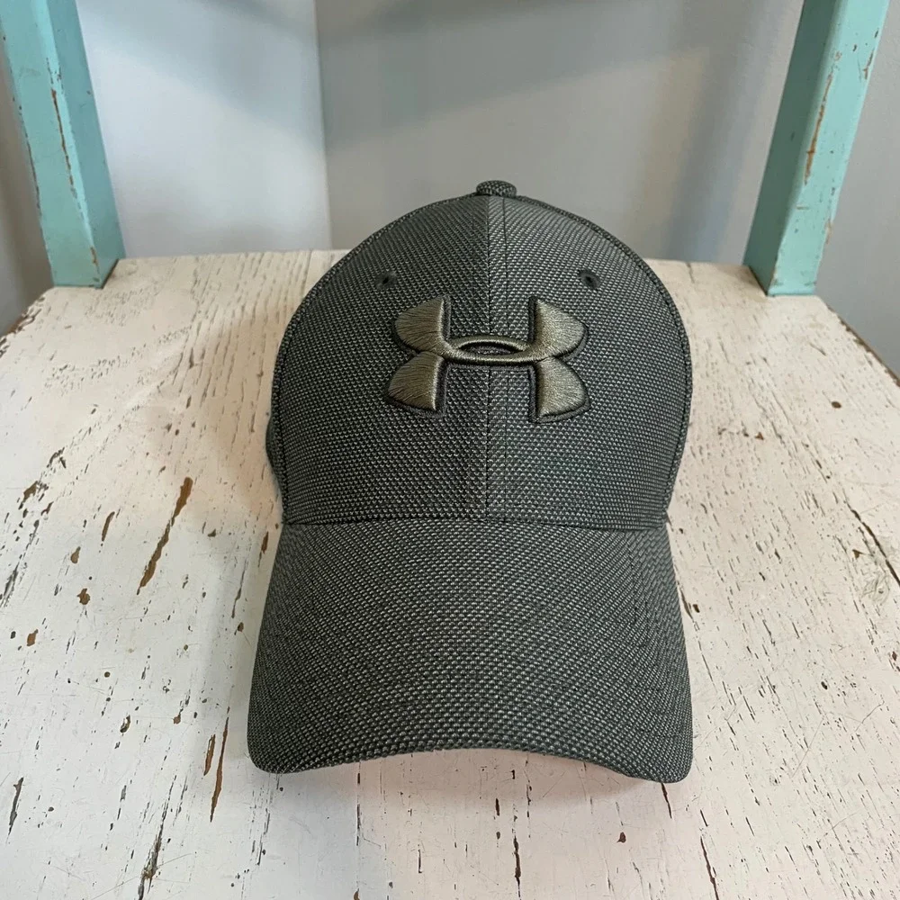 Under Armour Boys Blitzing 3.0 Hat Olive Green S/M 1305037-310